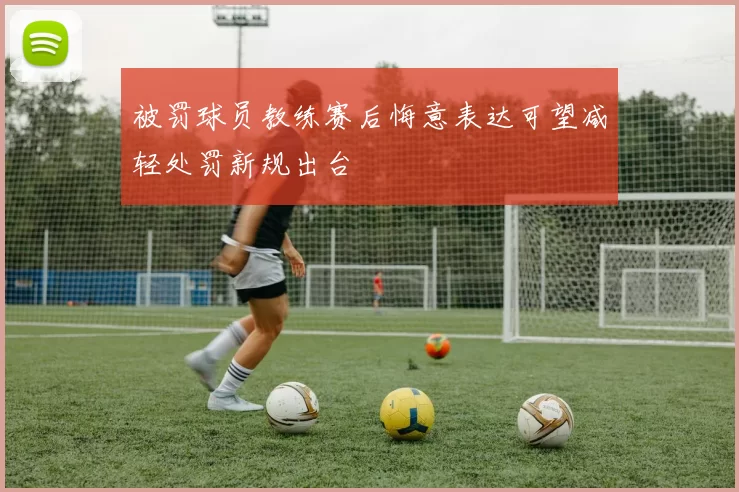 被罚球员教练赛后悔意表达可望减轻处罚新规出台